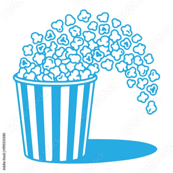 Obraz Popcorn Bucket Overflowing