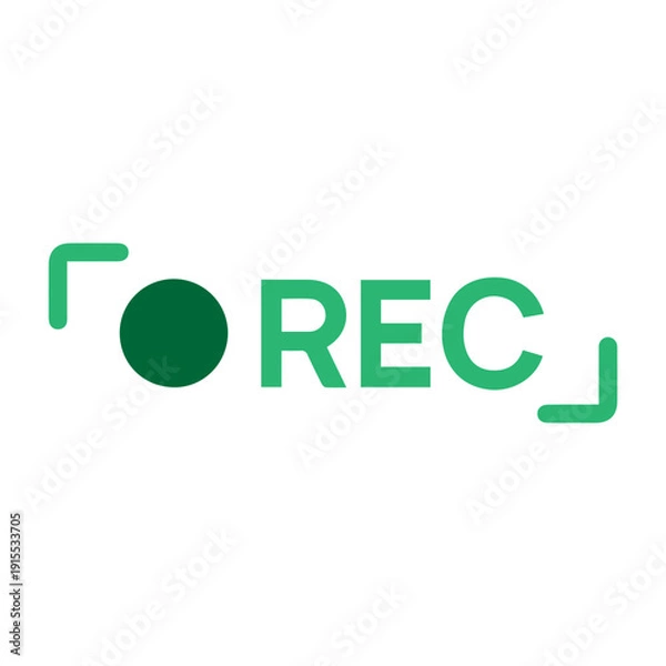 Obraz REC Video Recording Icon