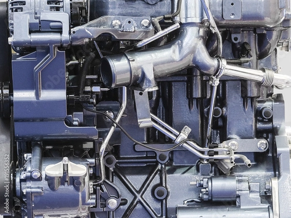 Obraz Car engine close up