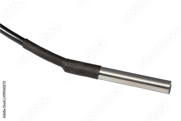 Obraz truck temperature sensor isolated om white