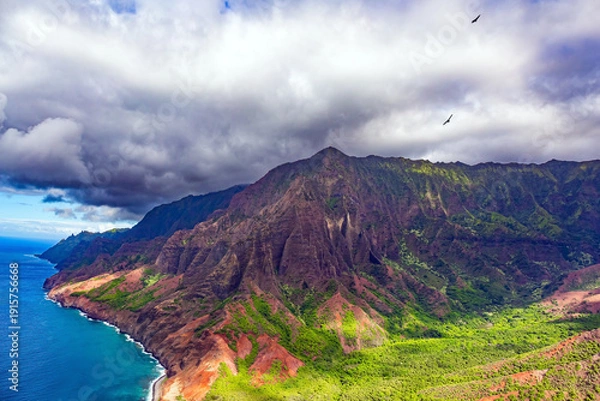 Obraz Dramatic stormy skies.
