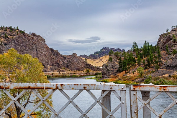 Obraz Metal rusty bridge