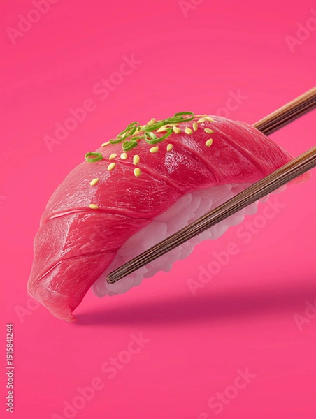 Obraz sushi piece closee up