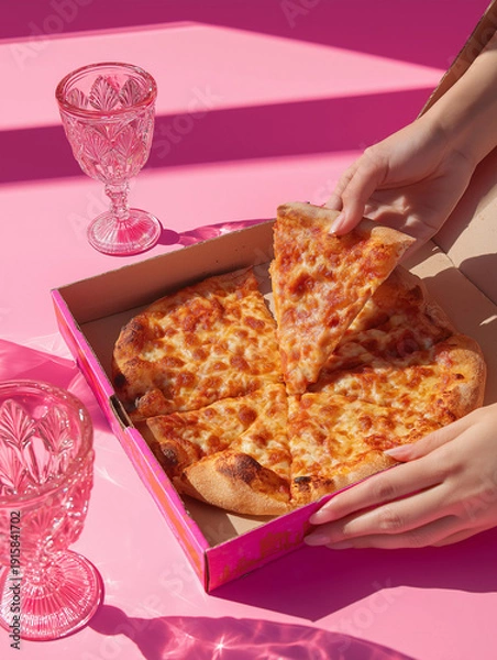 Obraz pizza in a box