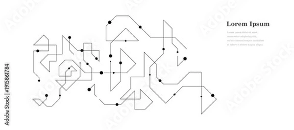 Obraz 幾何学 抽象 三角形 回路 科学 テクノロジー 背景