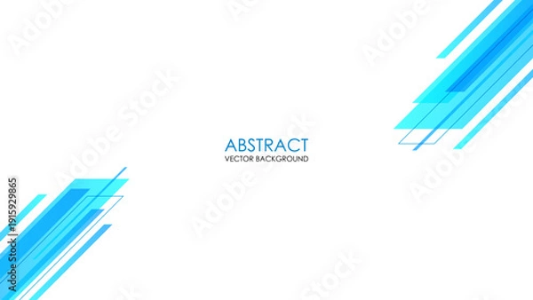 Obraz 斜めのラインが入ったビジネス背景　ベクター素材	
