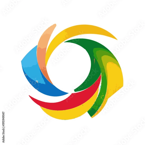 Obraz abstract vector logo design