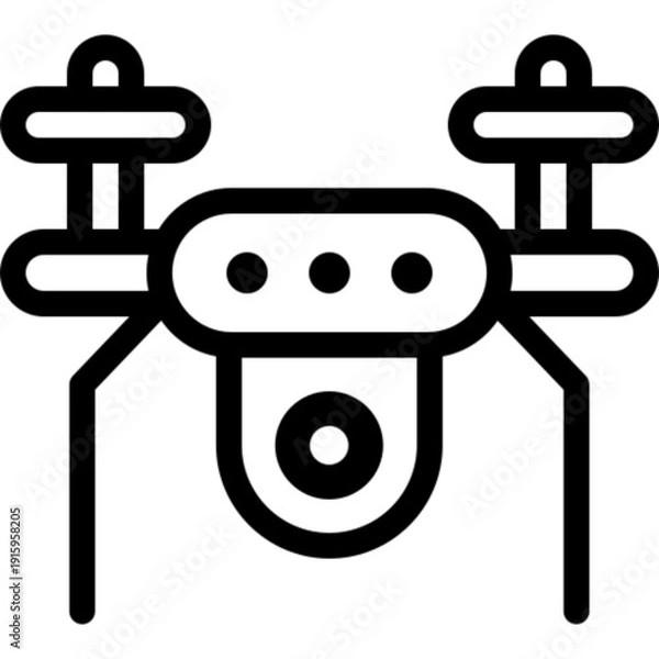 Obraz Drone with camera