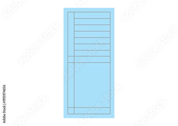 Obraz 青い切符イメージ