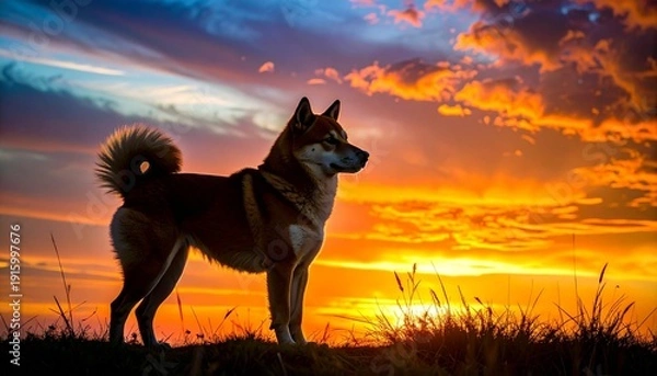 Obraz 柴犬のイメージ