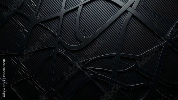 Obraz Gritty abstract black background with distressed textures