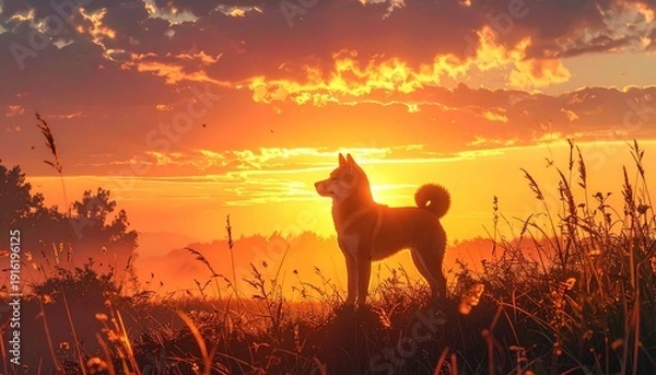 Obraz 柴犬のイメージ