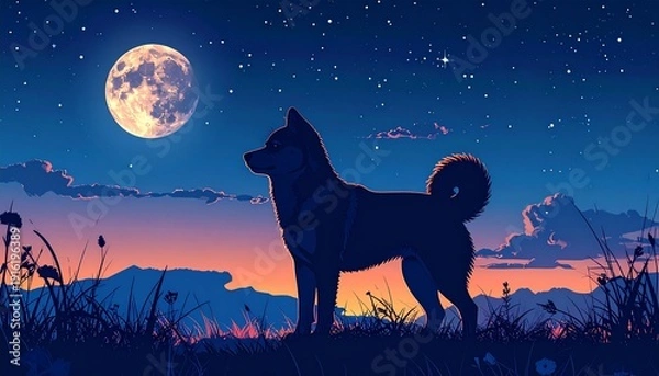 Obraz 柴犬のイメージ