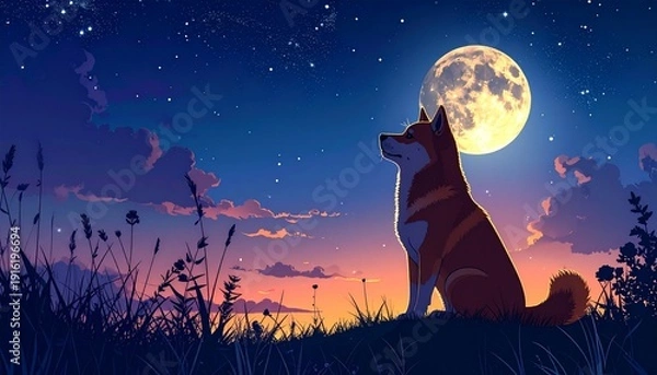 Obraz 柴犬のイメージ