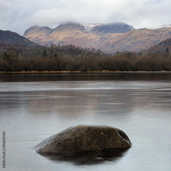 Obraz lake in the mountains