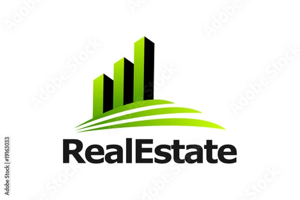 Obraz Office building skyline logo