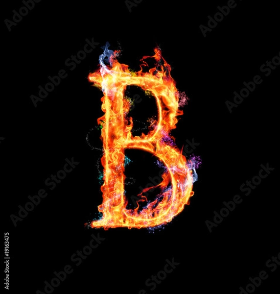 Obraz B di fuoco magico