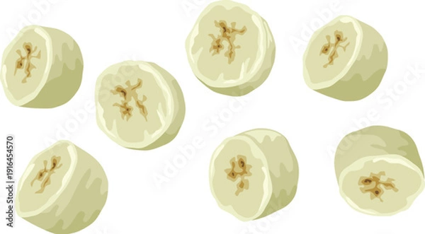 Obraz バナナ　カット