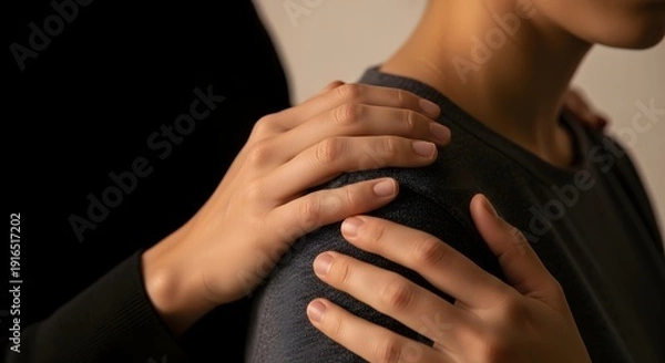 Obraz Supportive Hands Offering Comfort