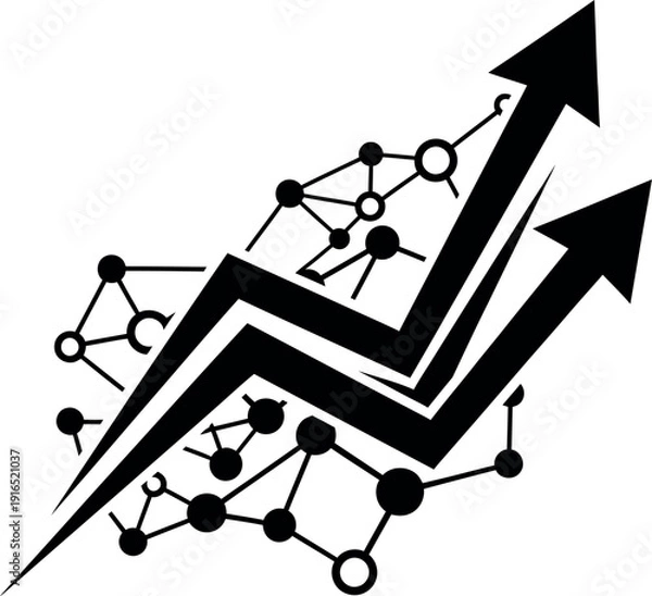 Obraz Molecular structure growth and development