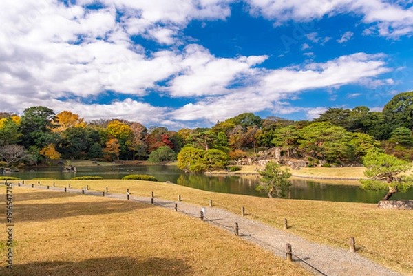 Obraz 東京都文京区 秋晴れの六義園