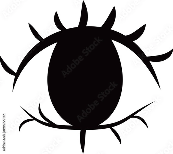 Obraz 逆まつげ　さかまつげ　目