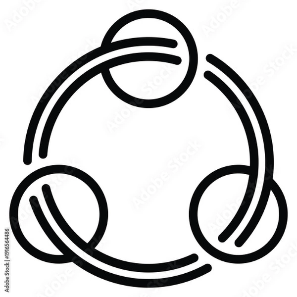 Fototapeta Relevant Icon Line Vector Illustration