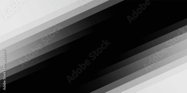 Obraz Black abstract background. Elegant dark diagonal shape modern