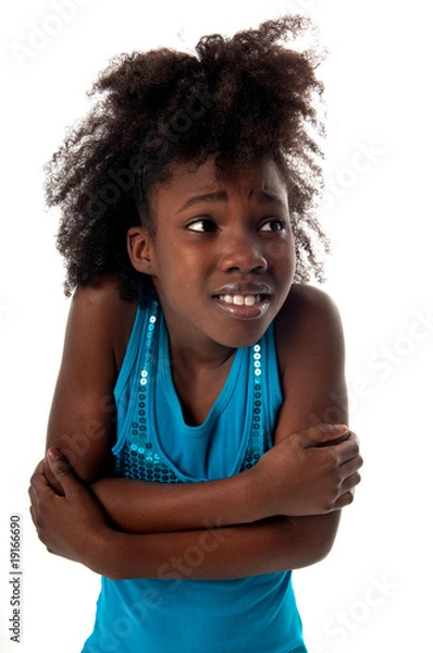 Fototapeta Looking scared