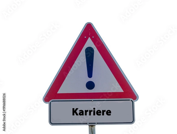 Obraz Karriere Schild isoliert