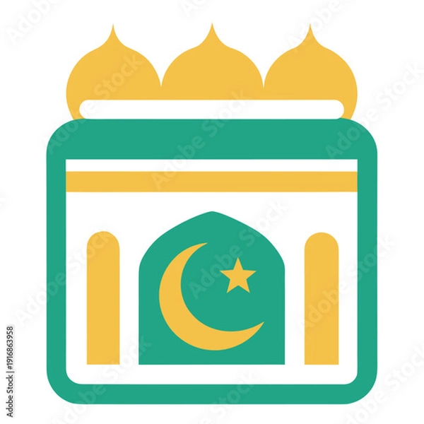 Obraz Islamic Mosque Icon