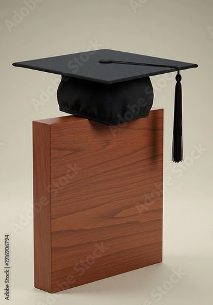 Obraz 卒業の刻、静謐な木肌