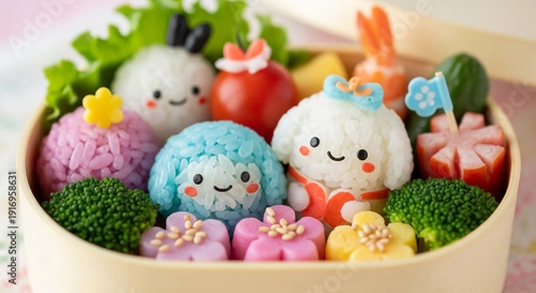 Fototapeta easter eggs and bunny