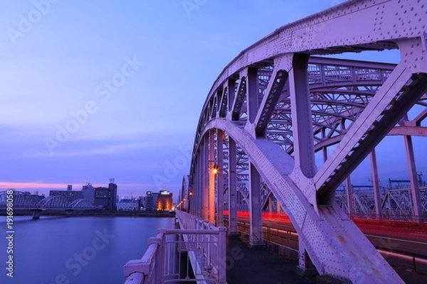 Obraz Osaka night view