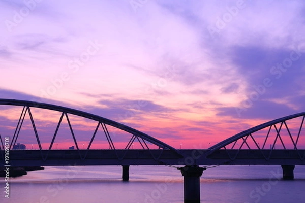 Obraz Osaka night view