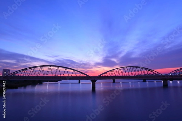 Obraz Osaka night view