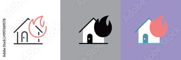 Obraz 火事のアイコン