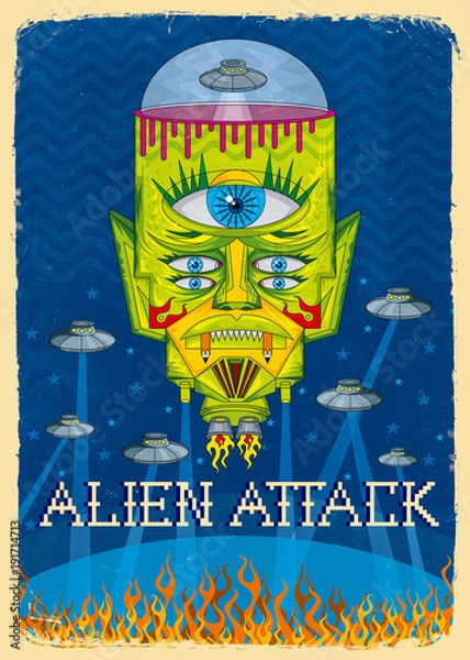 Fototapeta ALIEN ATTACK