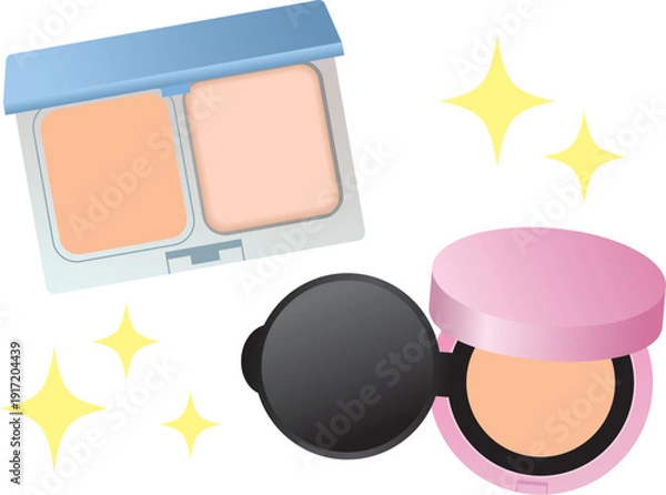 Obraz パウダーファンデーションとクッションファンデーションのセット