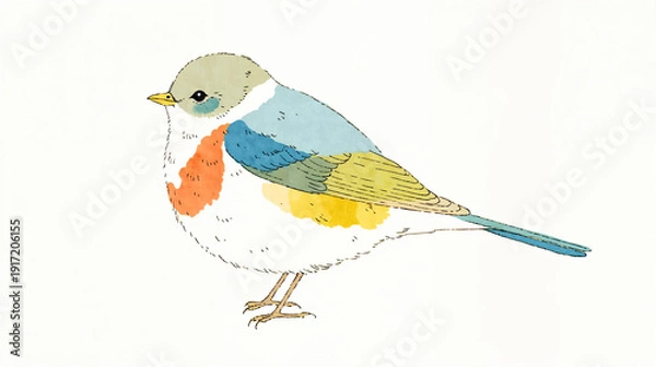 Obraz カラフルな小鳥