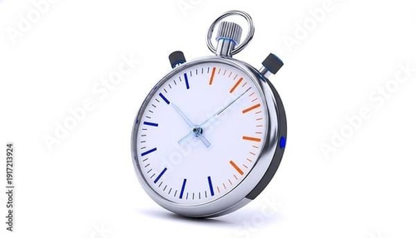 Obraz Modern Stopwatch Timer Symbolizing Precision, Productivity and Performance