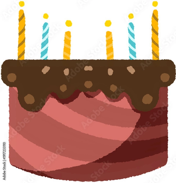 Obraz Cake Art Illustration