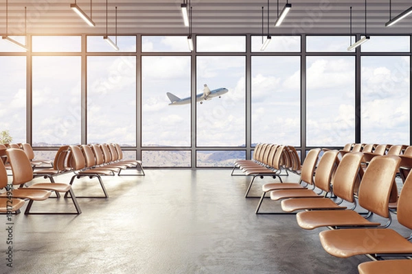 Obraz Czyste wnętrze lotniska