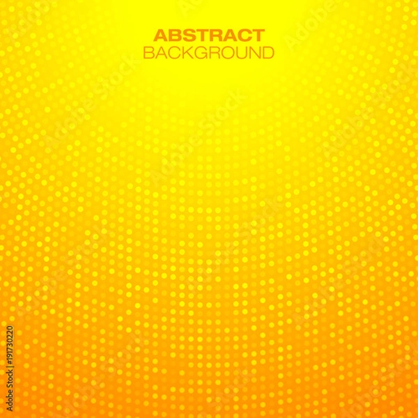 Obraz Abstract Circular Orange Background. Vector illustration
