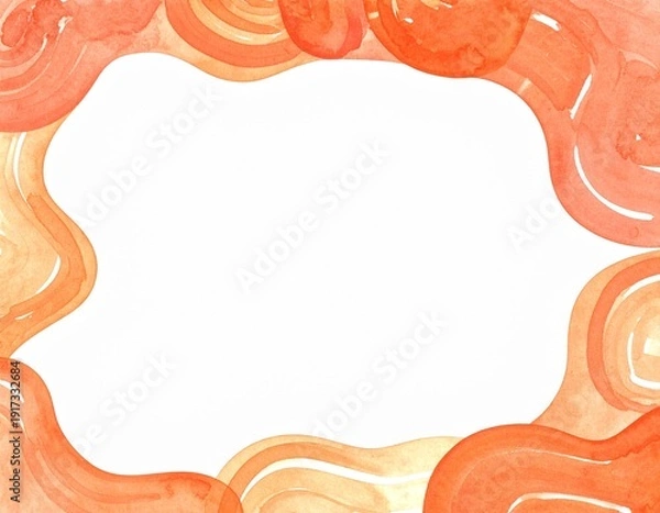 Obraz オレンジ色のフレーム