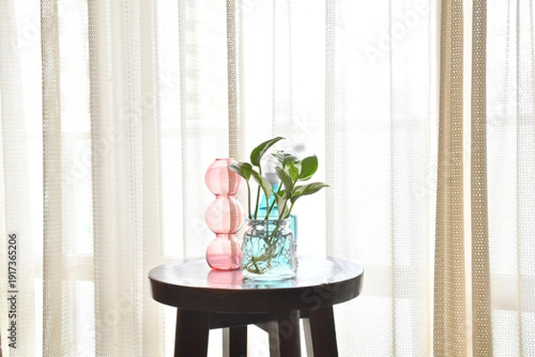 Obraz 窓辺の観葉植物