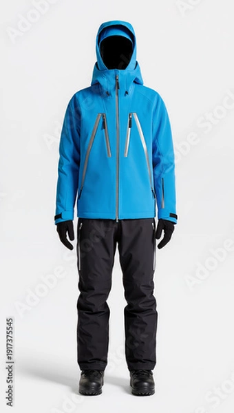 Obraz young man in winter clothes