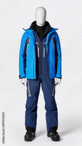 Obraz young man in winter clothes