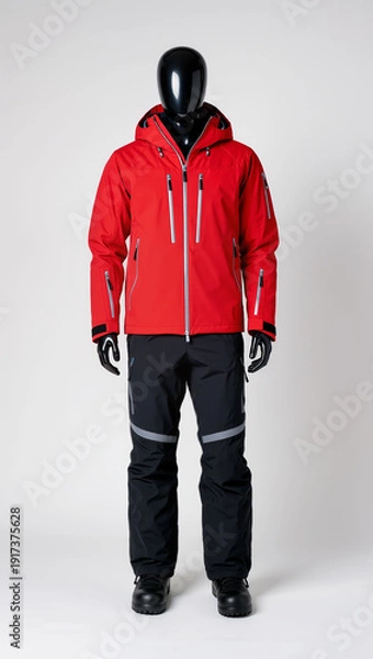 Obraz young man in winter clothes