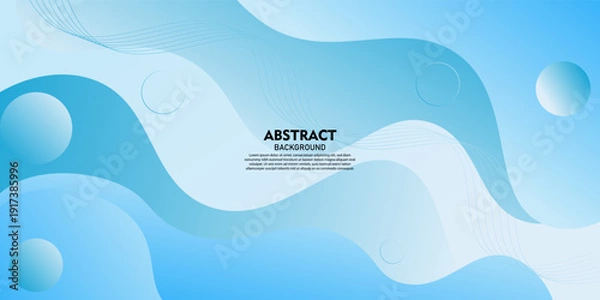 Obraz Abstract dynamic wave pattern background with bright blue color design element concept. Vector Eps10